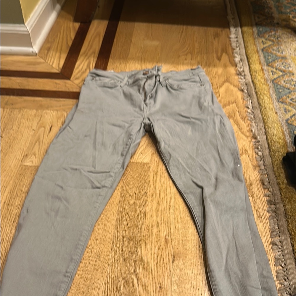 7 For All Mankind Light Gray Pants